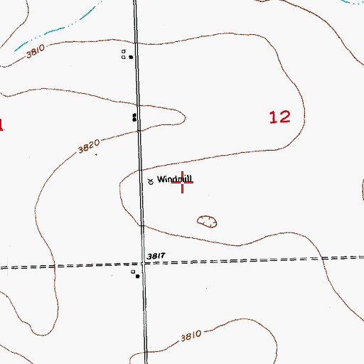 Topographic Map of South Sedgwick Division, CO