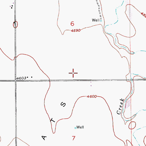 Topographic Map of Wiggins Division, CO