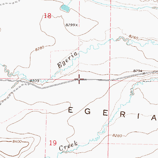 Topographic Map of Yampa Division, CO