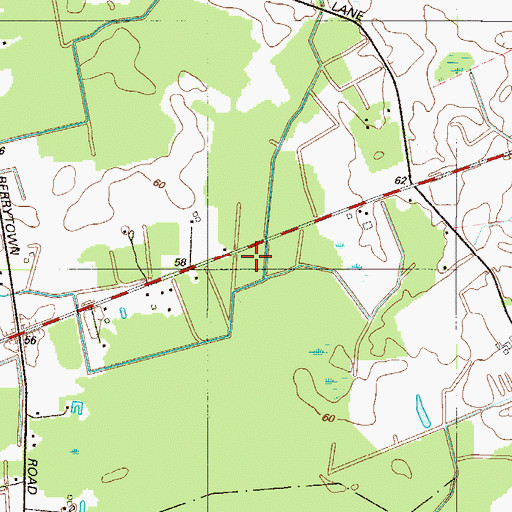 Topographic Map of Central Kent Division, DE