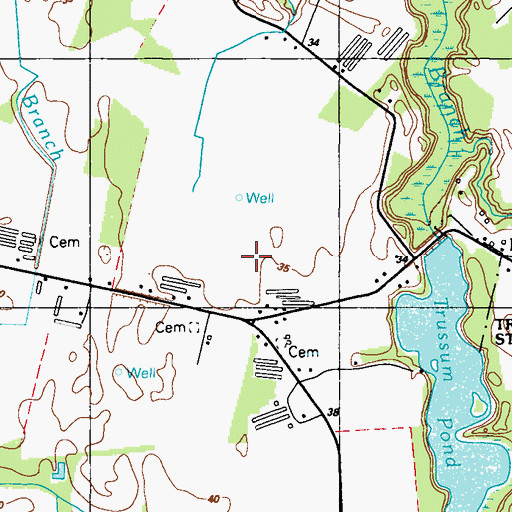 Topographic Map of Laurel-Delmar Division, DE