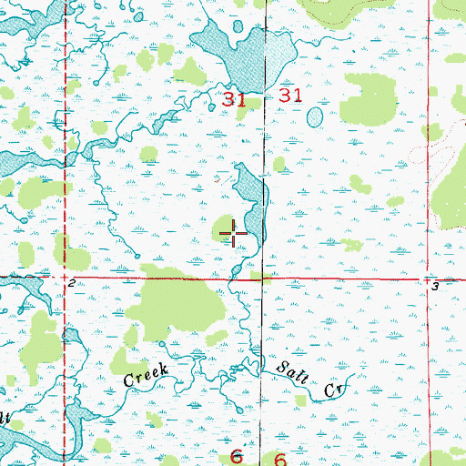 Topographic Map of Crystal River Division, FL