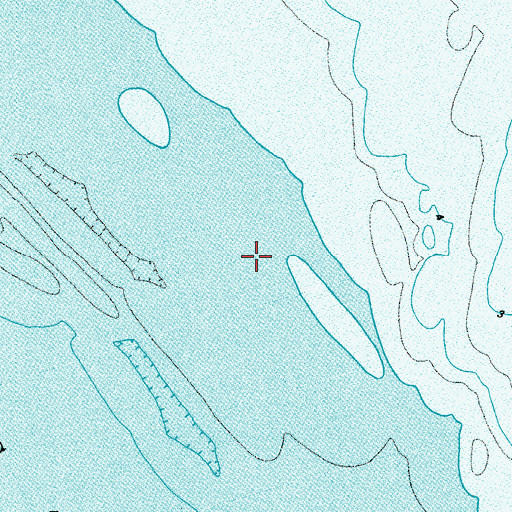 Topographic Map of Estero Island Division, FL