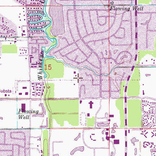 Topographic Map of Fort Myers Division, FL
