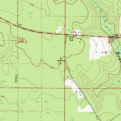 Topographic Map of Freeport Division, FL