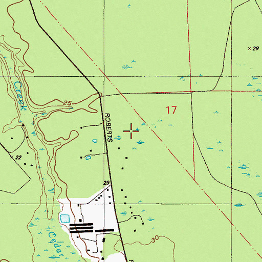 Topographic Map of Fruit Cove Division, FL