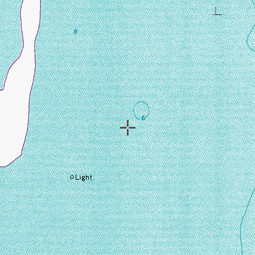 Topographic Map of Gibsonton Division (historical), FL