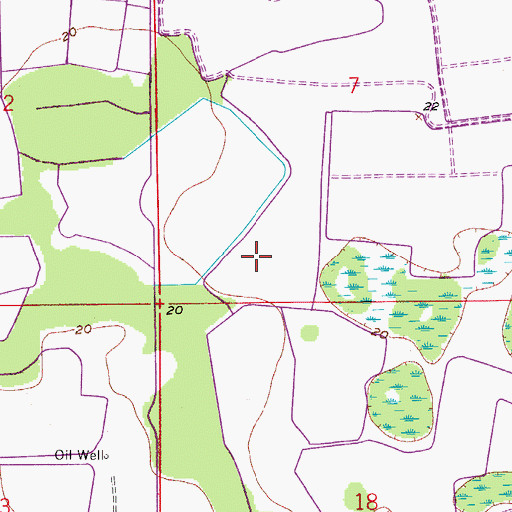 Topographic Map of Immokalee Division, FL