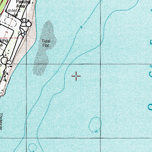 Topographic Map of Key Biscayne Division, FL