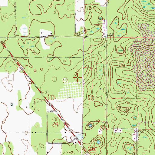 Topographic Map of Live Oak Division, FL