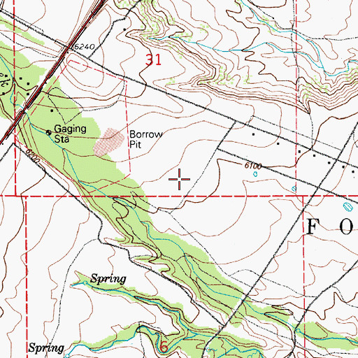 Topographic Map of Elk Ranch, CO