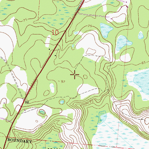 Topographic Map of Micanopy Division, FL