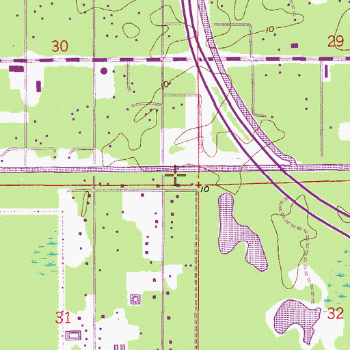 Topographic Map of Naples Division, FL