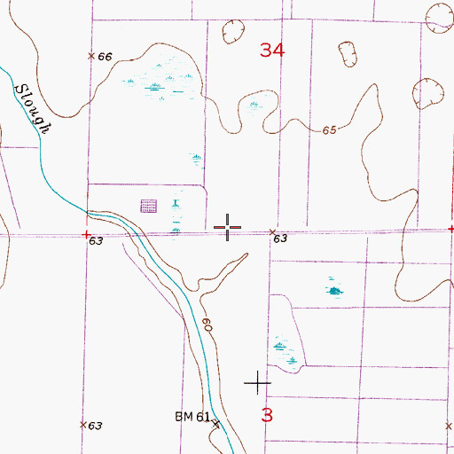 Topographic Map of North Okeechobee Division, FL