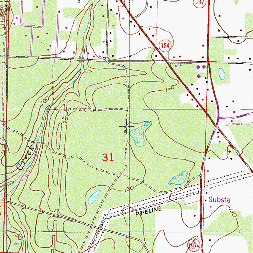 Topographic Map of Pace Division, FL
