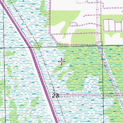 Topographic Map of Sunshine Parkway Division, FL