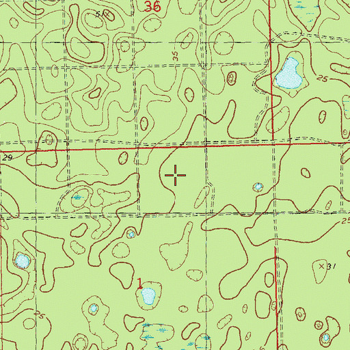 Topographic Map of Tallahassee Southeast Division (historical), FL