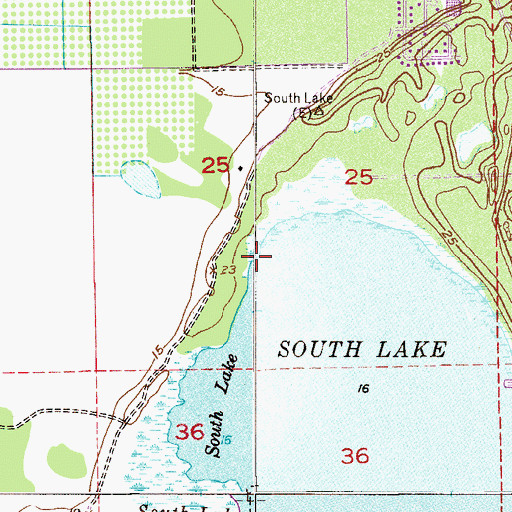 Topographic Map of Titusville Division, FL