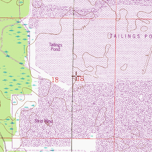 Topographic Map of White Springs Division, FL