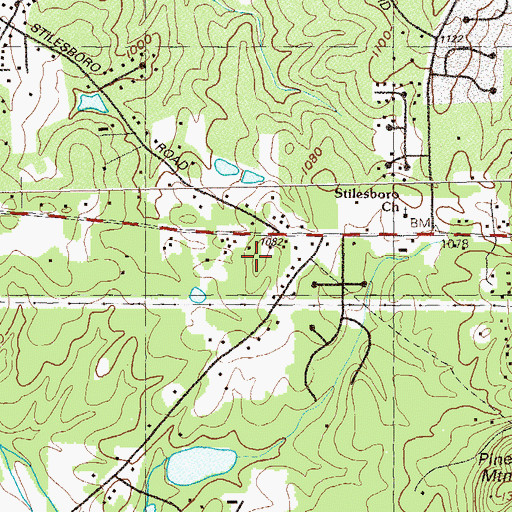 Topographic Map of Acworth-Kennesaw Division, GA