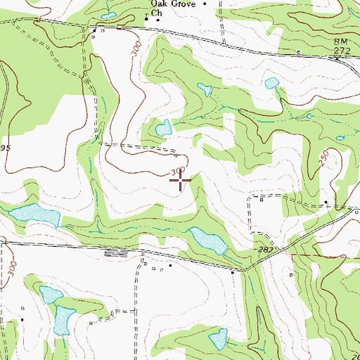 Topographic Map of Ambrose Division, GA