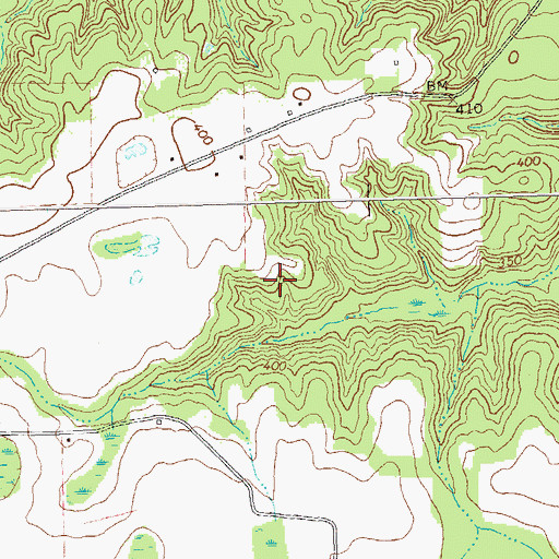 Topographic Map of Andersonville Division, GA