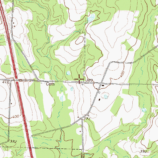Topographic Map of Arabi Division, GA