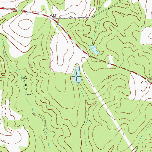 Topographic Map of Ashburn Division (historical), GA