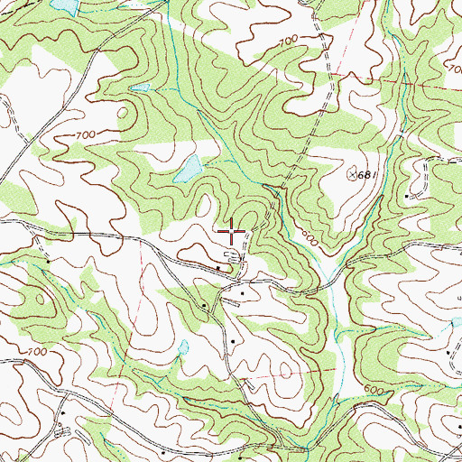 Topographic Map of Bowman Division, GA