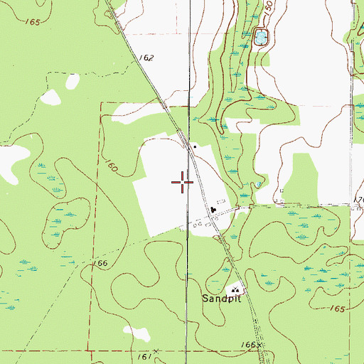 Topographic Map of Bristol Division, GA