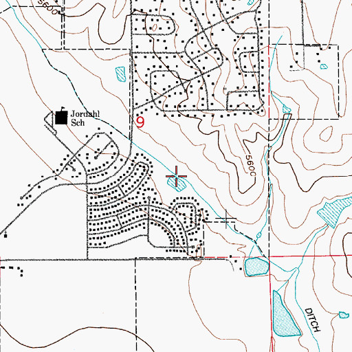 Topographic Map of Chilcotte Canal Number 27, CO