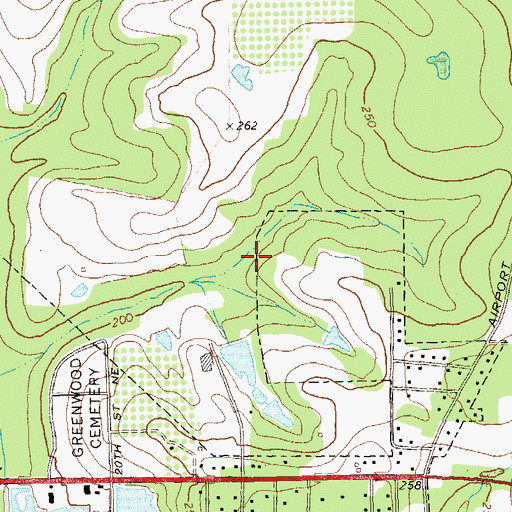 Topographic Map of Cairo Division, GA