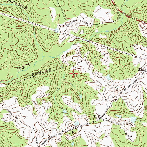 Topographic Map of Camak Division, GA