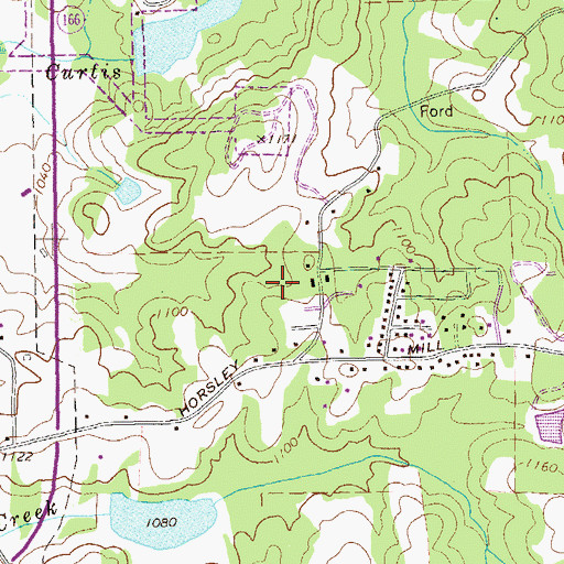 Topographic Map of Carrollton Division, GA