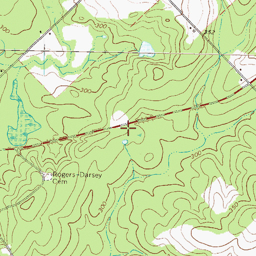 Topographic Map of Chester Division, GA