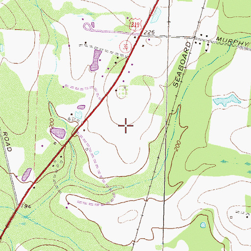 Topographic Map of Coolidge Division, GA