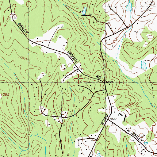 Topographic Map of Dacula-Rocky Creek Division, GA
