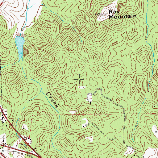Topographic Map of Dallas Division, GA