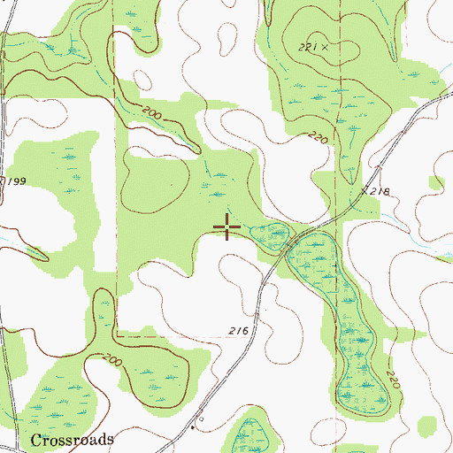 Topographic Map of Damascus Division, GA