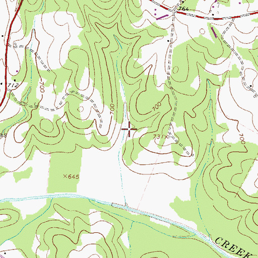 Topographic Map of Southeast Banks Division, GA