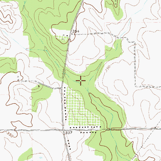 Topographic Map of Dawson Division, GA