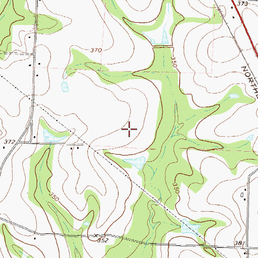 Topographic Map of Doerun Division, GA