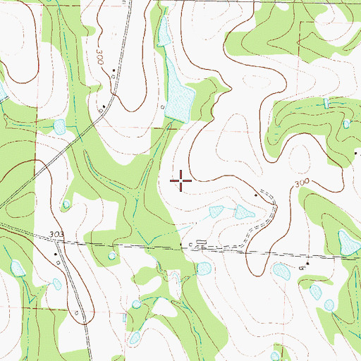 Topographic Map of Enigma Division, GA