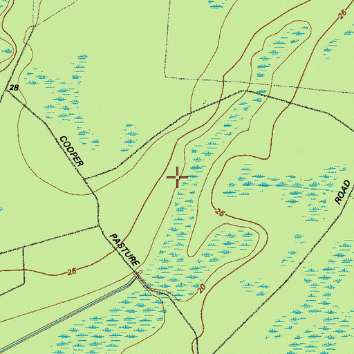 Topographic Map of Everett Division, GA