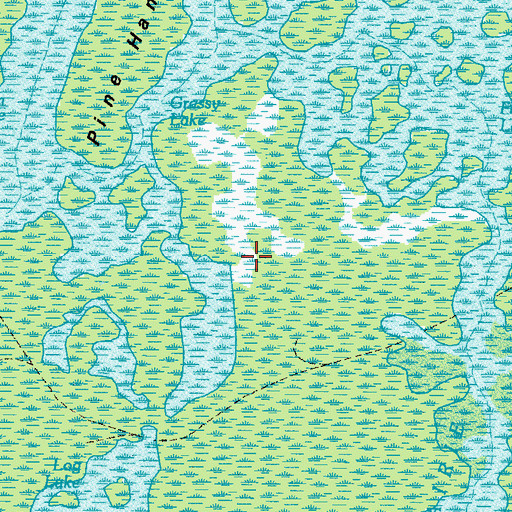 Topographic Map of Folkston Division, GA