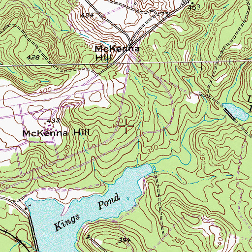 Topographic Map of Fort Benning Division, GA