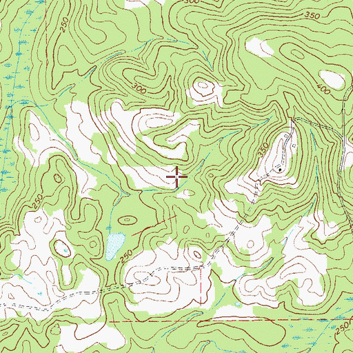 Topographic Map of Fort Gaines Division, GA