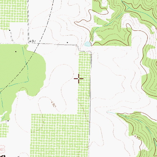 Topographic Map of Fort Valley Division, GA