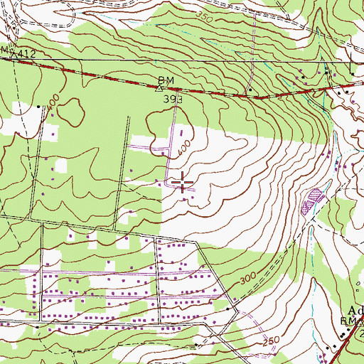 Topographic Map of Gracewood Division, GA