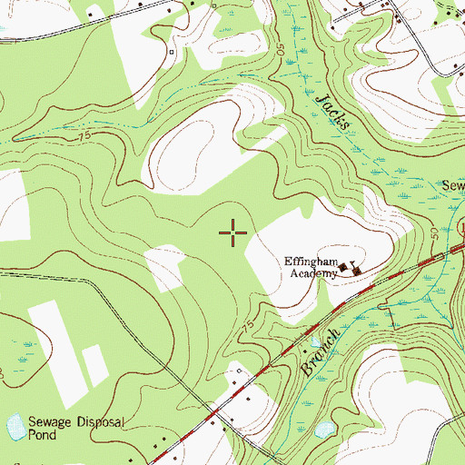 Topographic Map of Guyton-Springfield Division, GA